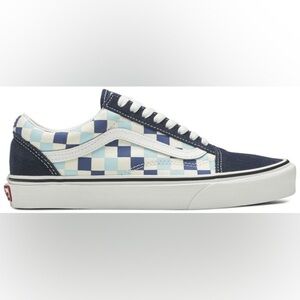 Vans Old Skool 'Blue Topaz Checkerboard' Sneakers Men’s Sz 9.5 Women’s Sz 11 NWT